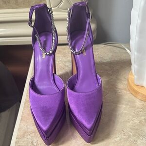 Fashion Nova Vibrant Purple Heels